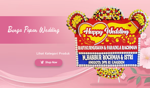 Bunga Papan Wedding ckf